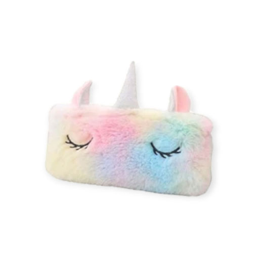 Picture of PENCIL CASE FURRY UNICORN